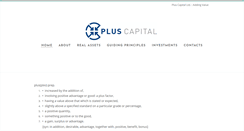 Desktop Screenshot of plus-capital.com